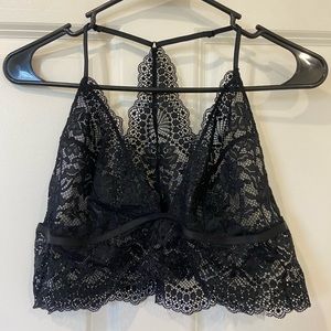 Free People Intimately Lace Bralette Racer Back